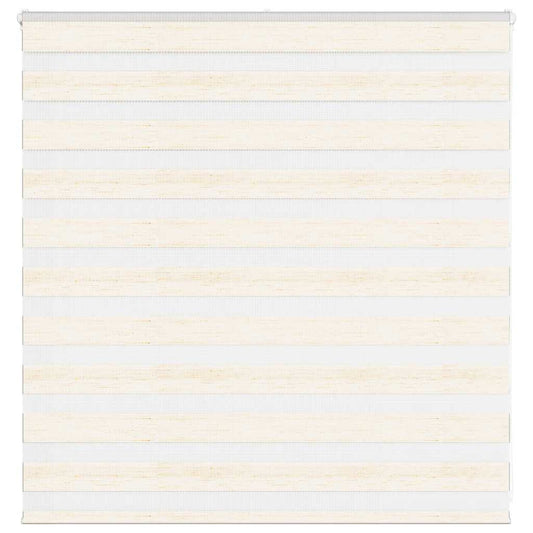 Zebra rolgordijn 145x100 cm stofbreedte 140,9 cm marmerbeige