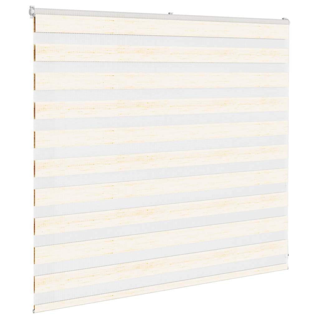 Zebra rolgordijn 155x100 cm stofbreedte 150,9 cm marmerbeige