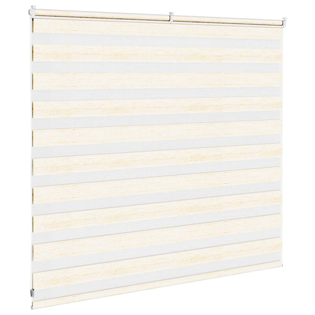 Zebra rolgordijn 155x100 cm stofbreedte 150,9 cm marmerbeige