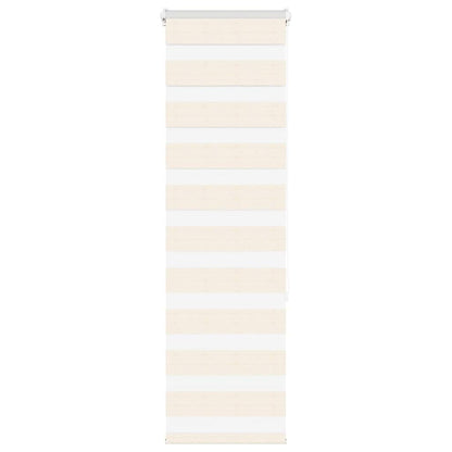 Zebra Blind 40x150 cm stofbreedte 35,9 cm polyester marmerbeige