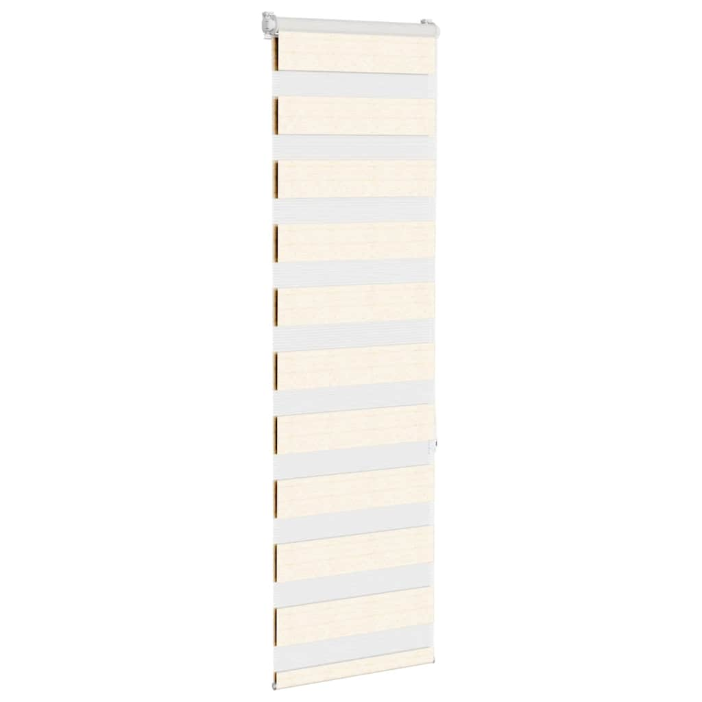 Zebra Blind 40x150 cm stofbreedte 35,9 cm polyester marmerbeige