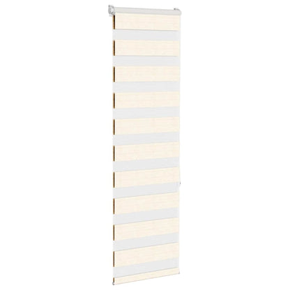 Zebra Blind 40x150 cm stofbreedte 35,9 cm polyester marmerbeige