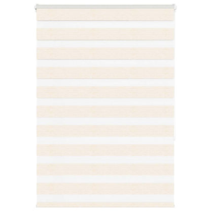 Zebra rolgordijn 100x150 cm stofbreedte 95,9 cm marmerbeige