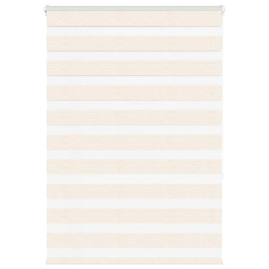 Zebra rolgordijn 100x150 cm stofbreedte 95,9 cm marmerbeige