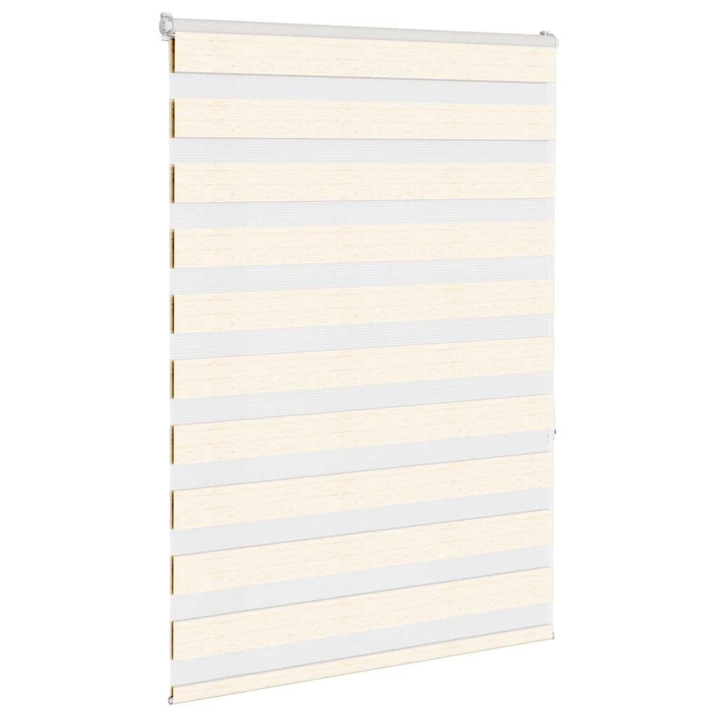 Zebra rolgordijn 100x150 cm stofbreedte 95,9 cm marmerbeige