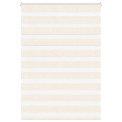 Zebra rolgordijn 110x150 cm stofbreedte 105,9 cm marmerbeige