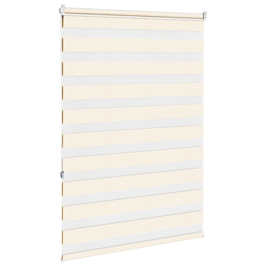 Zebra rolgordijn 110x150 cm stofbreedte 105,9 cm marmerbeige