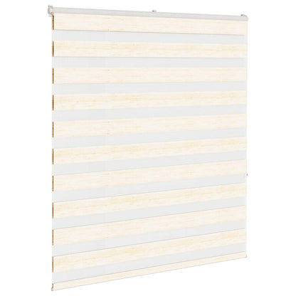 Zebra rolgordijn 105x150 cm stofbreedte 100,9 cm marmerbeige