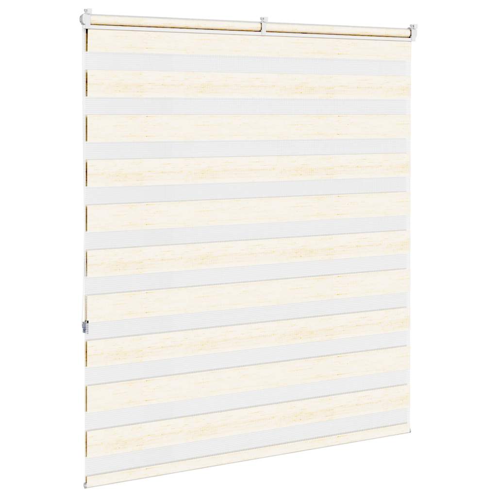 Zebra rolgordijn 105x150 cm stofbreedte 100,9 cm marmerbeige