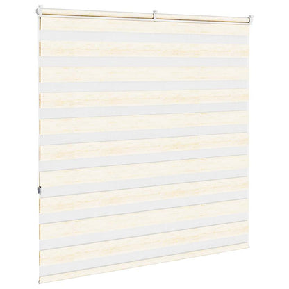 Zebra rolgordijn 140x150 cm stofbreedte 135,9cm marmerbeige