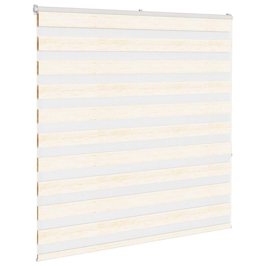 Zebra rolgordijn 150x150 cm stofbreedte 145,9cm marmerbeige