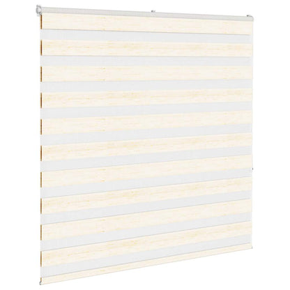 Zebra rolgordijn 150x150 cm stofbreedte 145,9cm marmerbeige