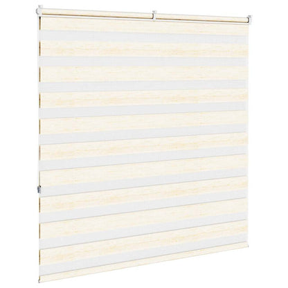 Zebra rolgordijn 150x150 cm stofbreedte 145,9cm marmerbeige