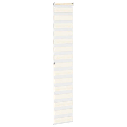 Zebra rolgordijn 45x200 cm stofbreedte 40,9 cm marmerbeige