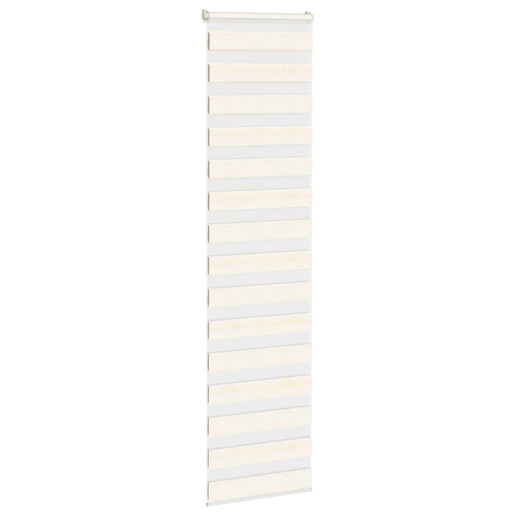 Zebra rolgordijn 55x200 cm stofbreedte 50,9 cm marmerbeige