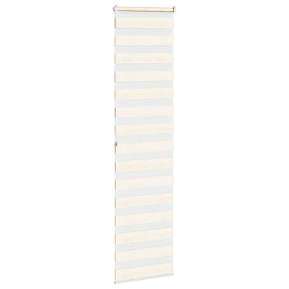 Zebra rolgordijn 55x200 cm stofbreedte 50,9 cm marmerbeige