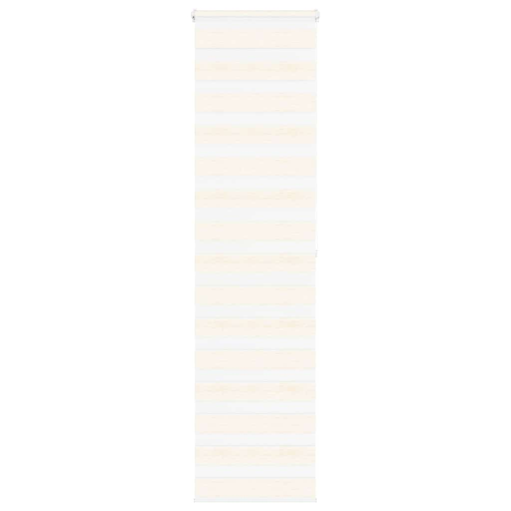 Zebra rolgordijn 60x200 cm stofbreedte marmerbeige 55,9 cm