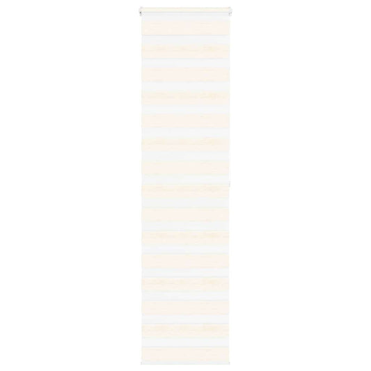 Zebra rolgordijn 60x200 cm stofbreedte marmerbeige 55,9 cm