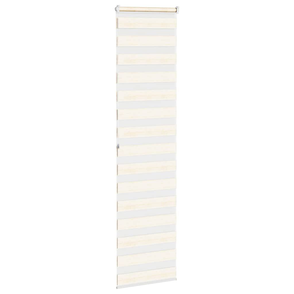 Zebra rolgordijn 60x200 cm stofbreedte marmerbeige 55,9 cm