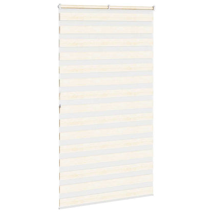 Zebra rolgordijn 120x200 cm stofbreedte 115,9 cm marmerbeige