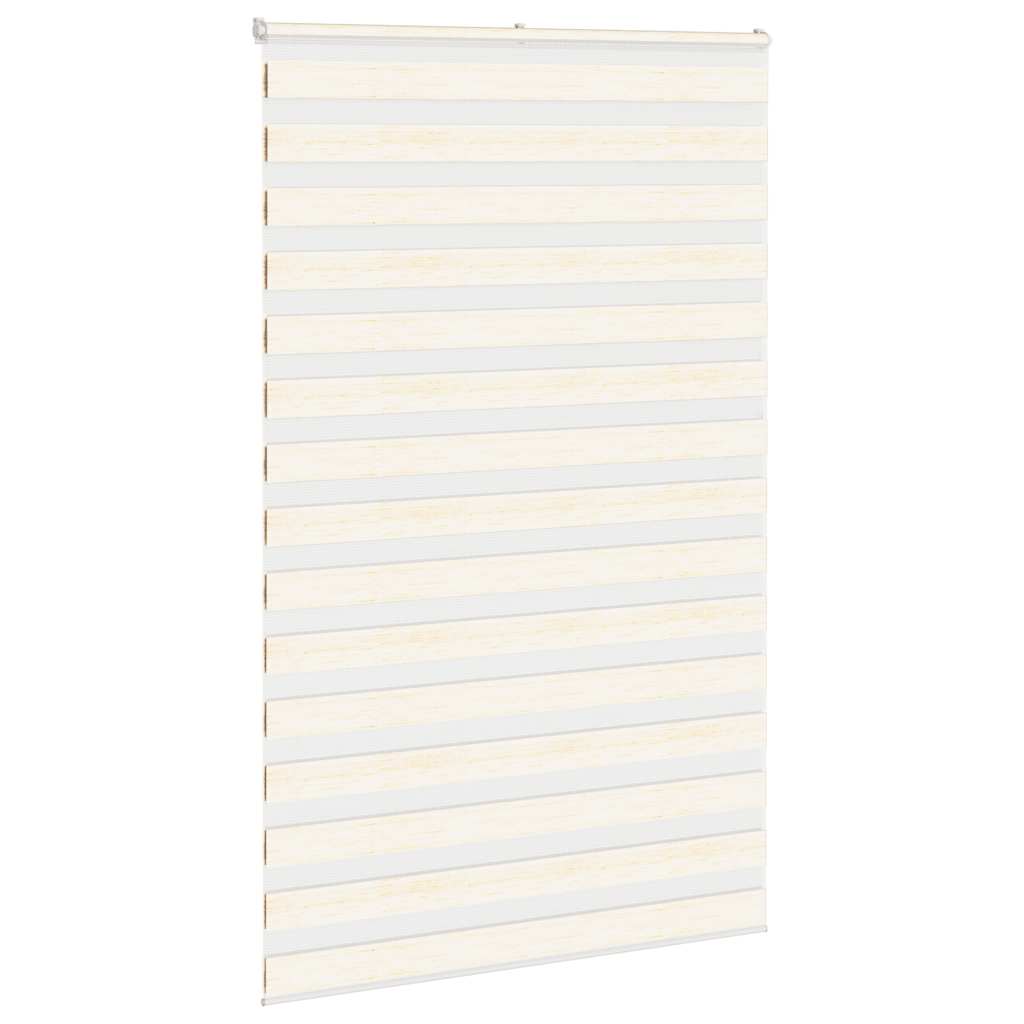 Zebra rolgordijn 140x200 cm stofbreedte 135,9 cm marmerbeige