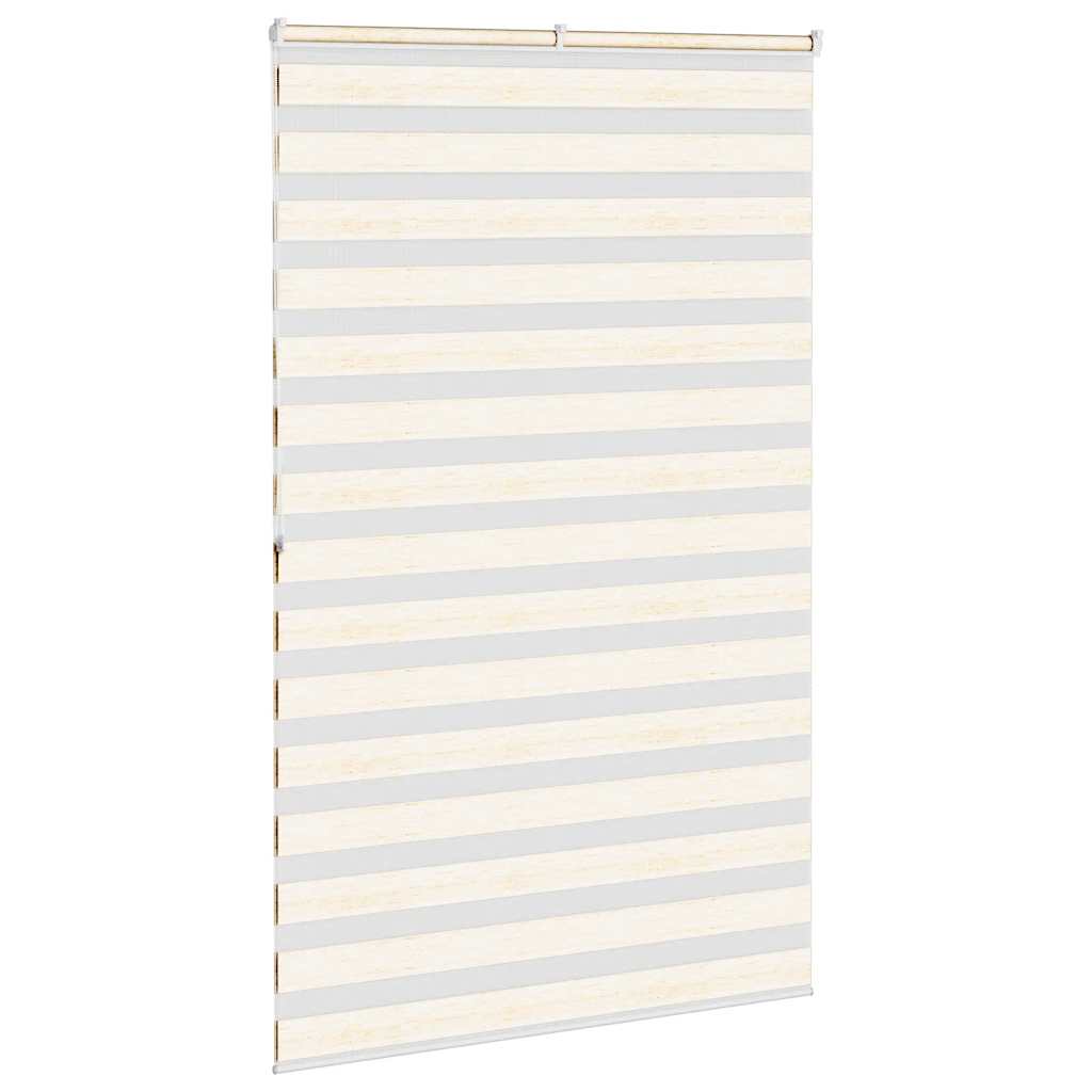 Zebra rolgordijn 140x200 cm stofbreedte 135,9 cm marmerbeige