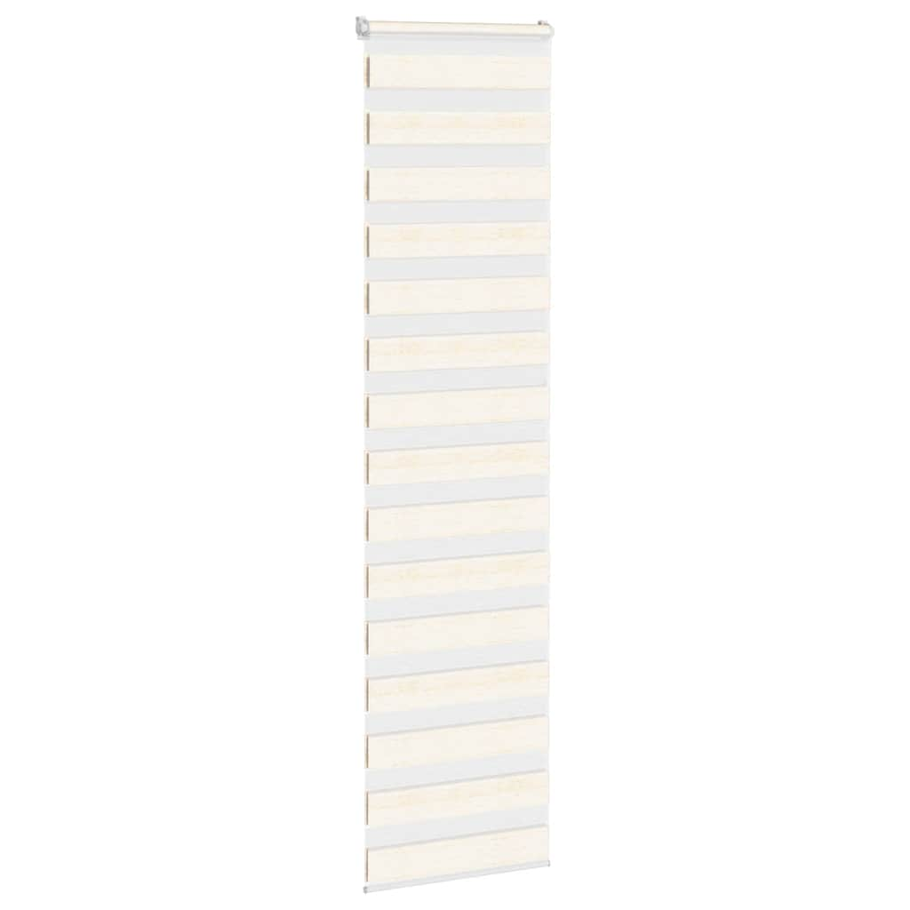 Zebra rolgordijn 60x230 cm stofbreedte marmerbeige 55,9 cm