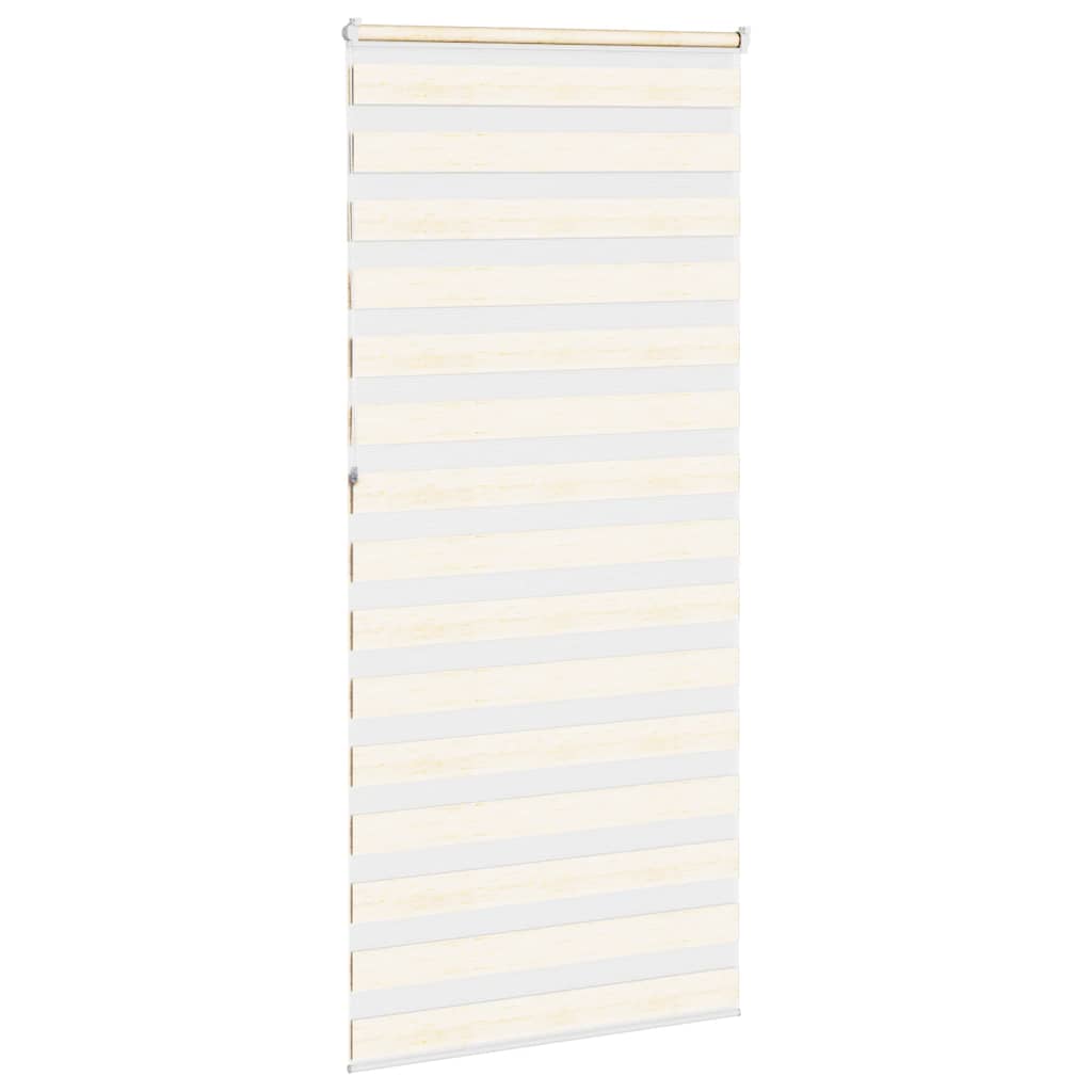 Zebra rolgordijn 110x230 cm stofbreedte 105,9 cm marmerbeige