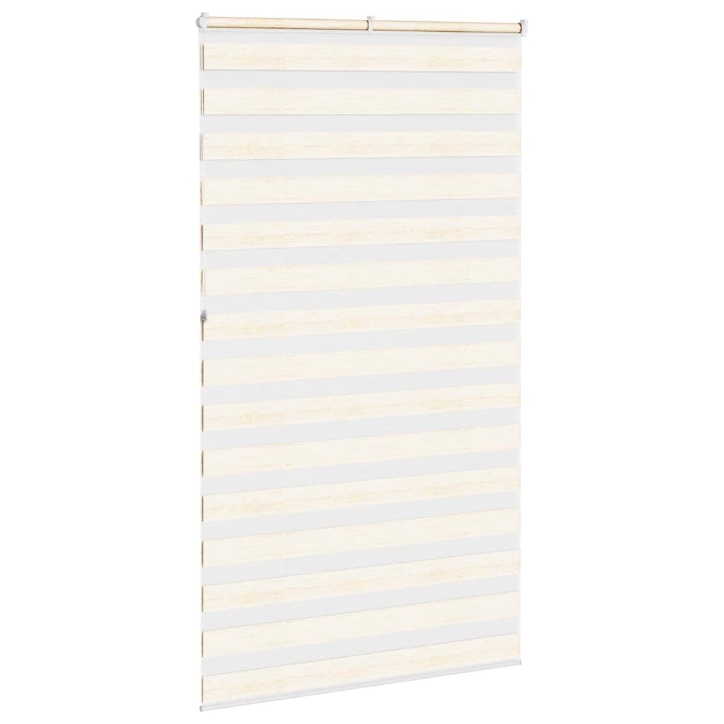 Zebra Blind 130x230cm stofbreedte 125,9cm polyester marmerbeige