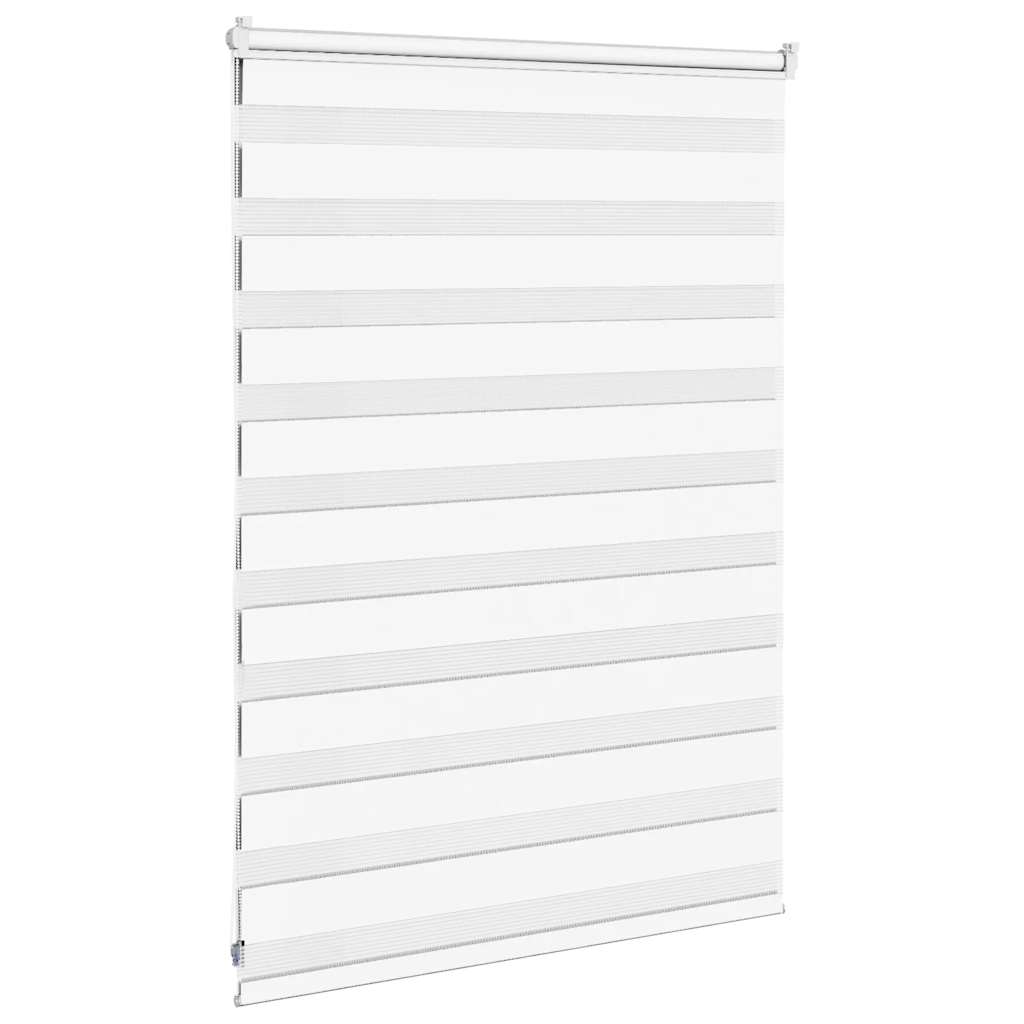 Zebra Blind 100x100 cm stofbreedte 95,9 cm polyester wit