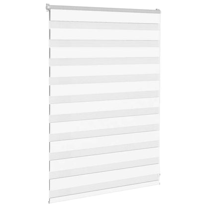 Zebra Blind 115x100 cm stofbreedte 110,9 cm polyester wit