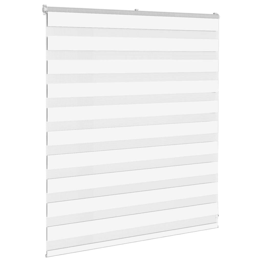 Zebra Blind 120x100 cm stofbreedte 115,9 cm polyester wit