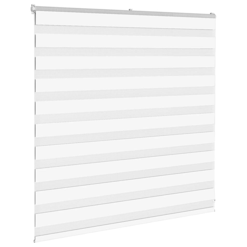 Zebra Blind 150x100 cm stofbreedte 145,9 cm polyester wit