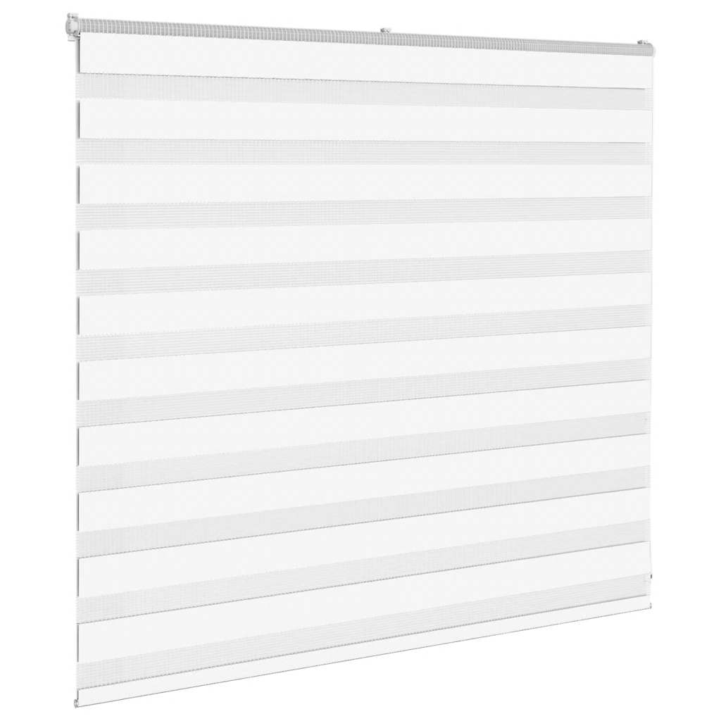 Zebra Blind 155x100 cm stofbreedte 150,9 cm polyester wit