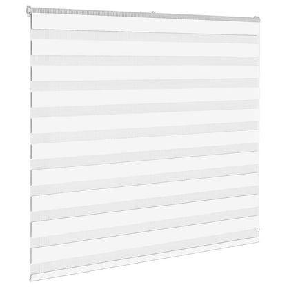 Zebra Blind 160x100 cm stofbreedte 155,9 cm polyester wit