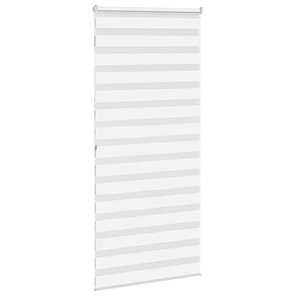 Zebra rolgordijn 100x200 cm stofbreedte 95,9 cm polyester wit