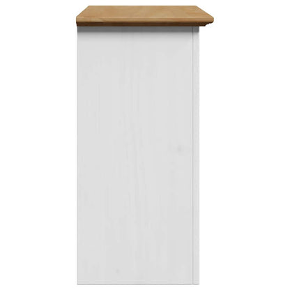 Badkamerwandkast BODO 44x30x60 cm wit en bruin