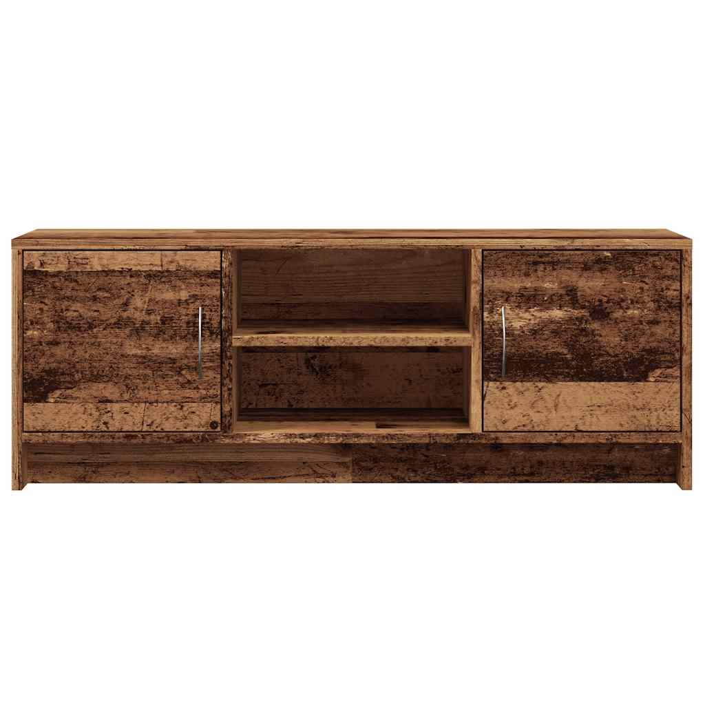 Tv-meubel 102x30x37,5 cm bewerkt hout oud houtkleurig