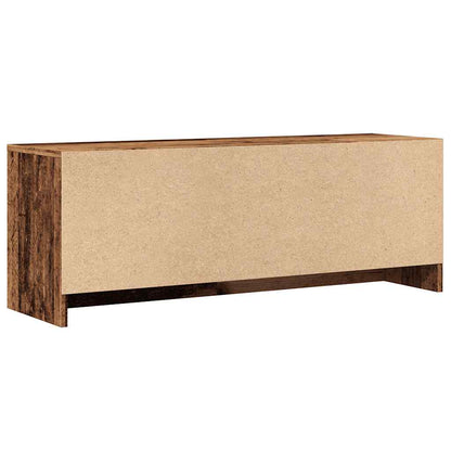 Tv-meubel 102x30x37,5 cm bewerkt hout oud houtkleurig