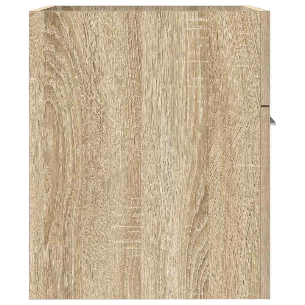 Wastafelkast 41x38,5x46 cm bewerkt hout sonoma eikenkleurig