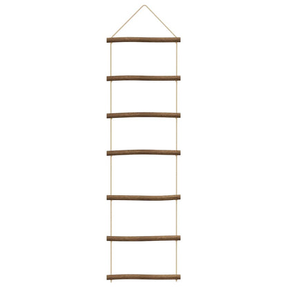 Wanddecoraties laddervormig 2 st 30x100 cm naturel tak