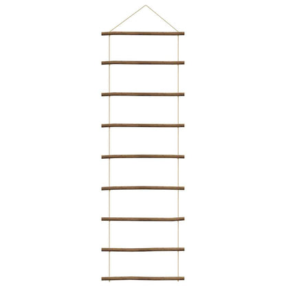 Wanddecoratie laddervormig 50x150 cm naturel tak