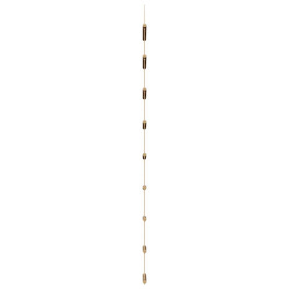 Wanddecoratie laddervormig 50x150 cm naturel tak