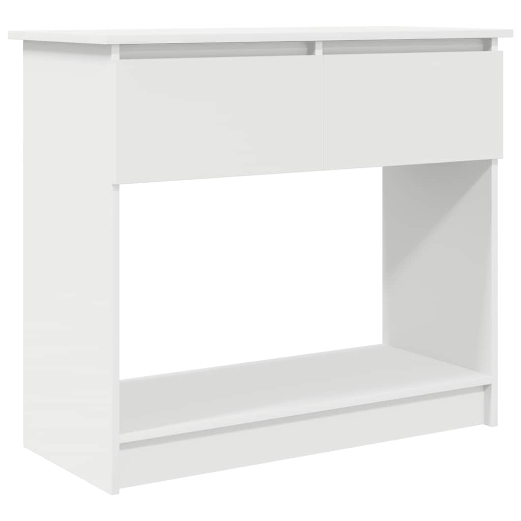 Wandtafel met lades 85,5x38,5x74,5 cm wit