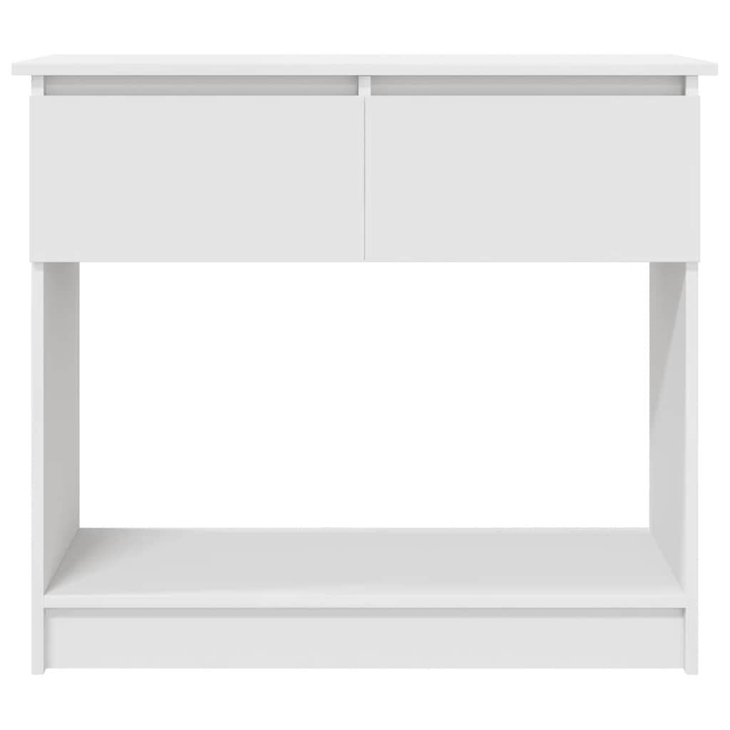 Wandtafel met lades 85,5x38,5x74,5 cm wit