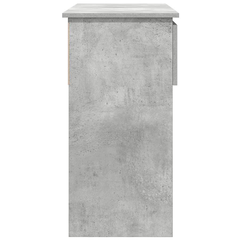 Wandtafel met lades 85,5x38,5x74,5 cm betongrijs