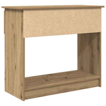 Wandtafel met lades ambachtelijk eikenkleurig 85,5x38,5x74,5 cm