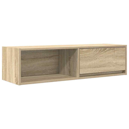 Tv-meubel 100x31x25,5 cm bewerkt hout sonoma eikenkleurig