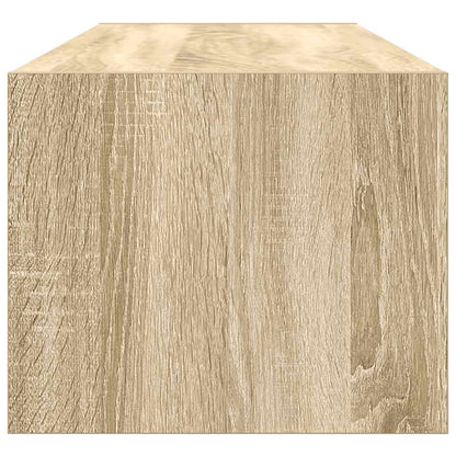 Tv-meubel 100x31x25,5 cm bewerkt hout sonoma eikenkleurig