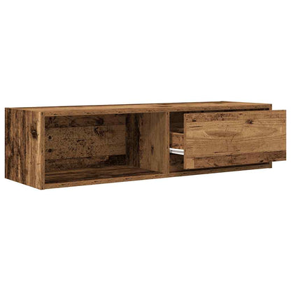 Tv-meubel 100x31x25,5 cm bewerkt hout oud hout